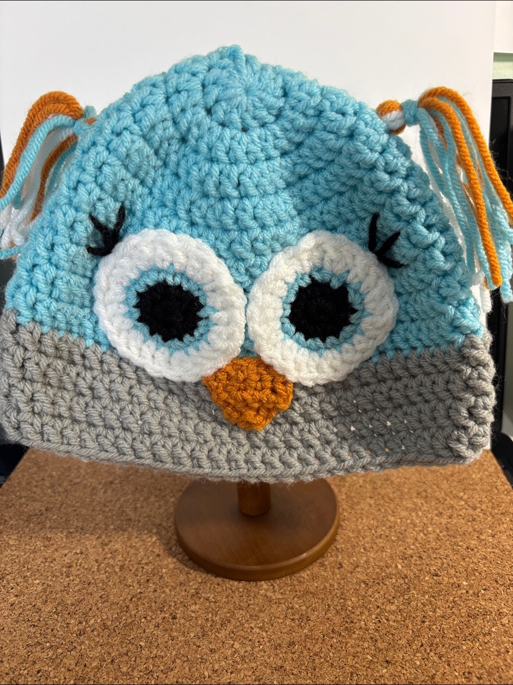 Owl Crochet Beanie